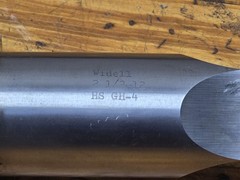 WIDELL 2 1/2-12 HS GH-4 STUB ACME FINISHER TAP 6 STRAIGHT FLUTE 2.5″