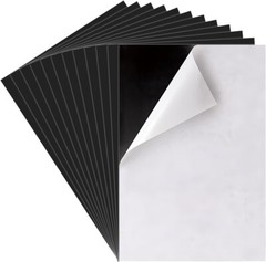 10 Self-Adhesive Back Magnetic Sheets 4 X 6 for Photos Crafts Flexible Strong