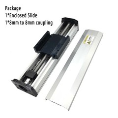 Nema23 Linear Rail Slide Table Motion System Motor Ball Screw Enclosed 70kg load