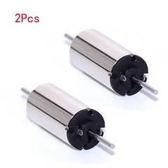 2Pcs NdFeB Strong Magnet Dual Shaft 816 Coreless Motor DC6V-12V
