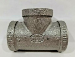 Lot of 3 3/4″Inch Indonesia Malleable Reducing Pipe Threaded Tee Fitting TSP
