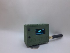 Meshtastic Node READY TO USE Heltec V3 Radio w/custom case 2000mah battery GREEN