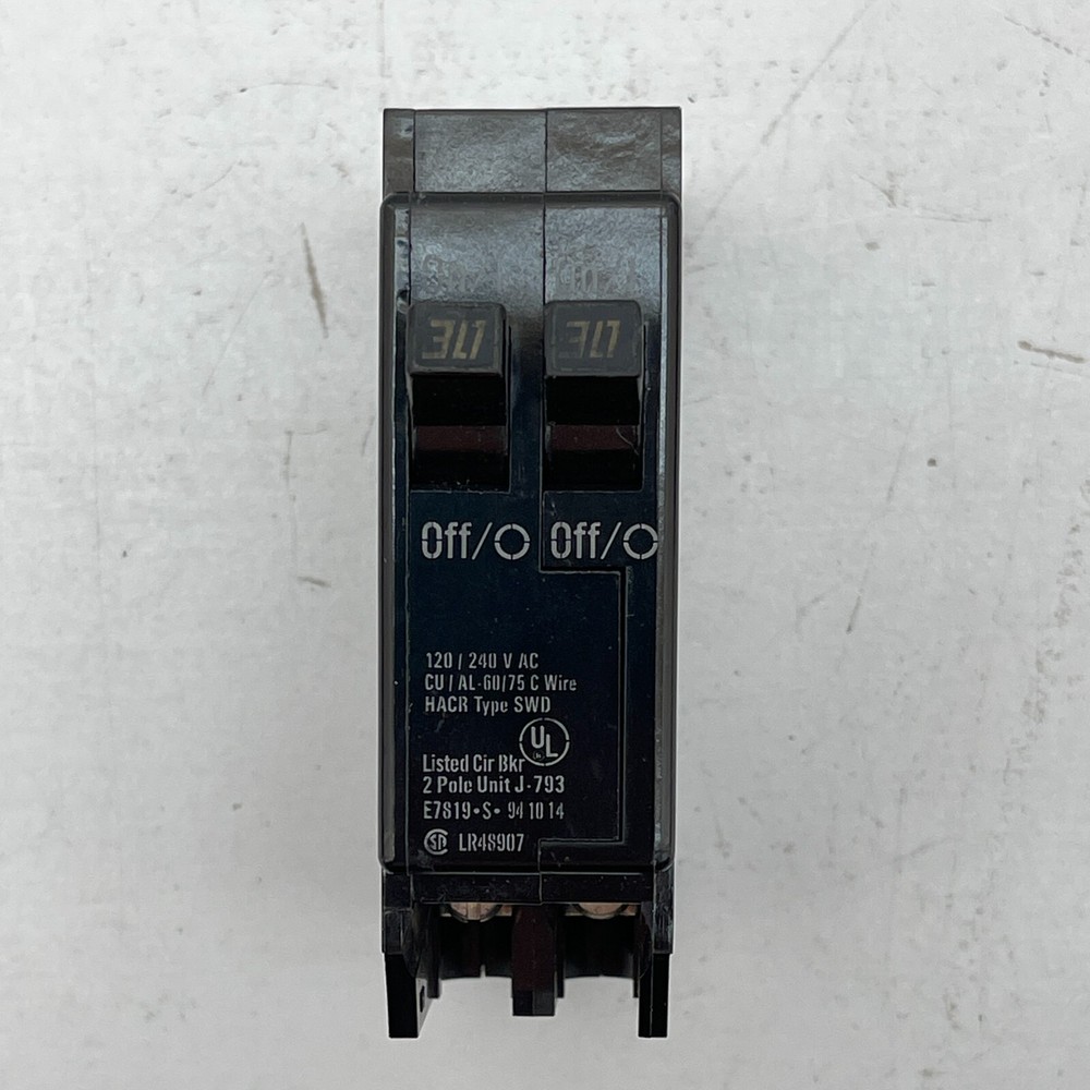 Thomas & Betts TBBD3030 (2) 30 Amp, 120/240 VAC 2 Pole Tandem Circuit Breaker