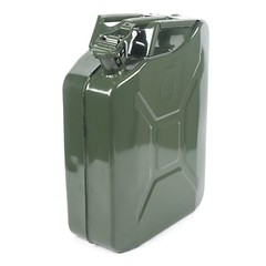 5 Gallon 20L Gasoline Army Green Jerry Can Military Metal Steel Tank Backup USA