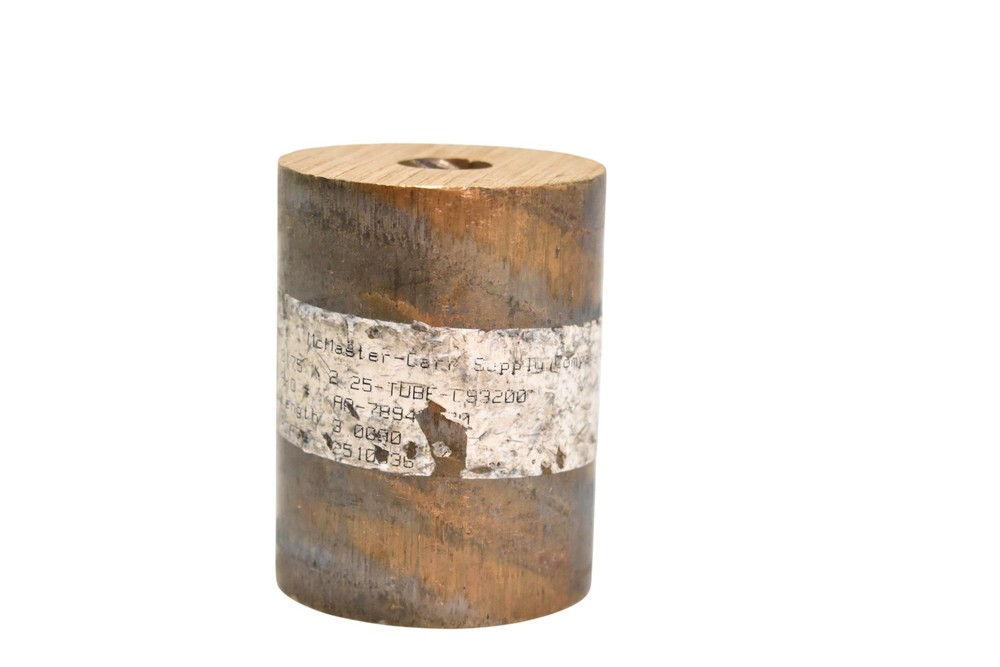 McMaster-Carr C93200 (SAE 660) High Lead Tin Bearing Bronze Tube .75×2.25×3