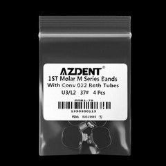 AZDENT Dental Orthodontic Buccal Tube Bands 1st Molar #35-40+# Roth .022 U3/L2