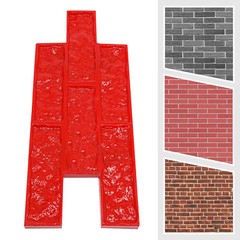 Concrete Wall Formwork Stamp Cement Textured Slate Pad for Concrete Decorative
