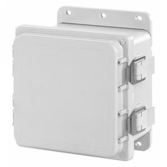 1/4 Turn Latch Electrical Enclosures, 8.12 in H, 4.38 in D, 6 in W, 12, 13, 4,