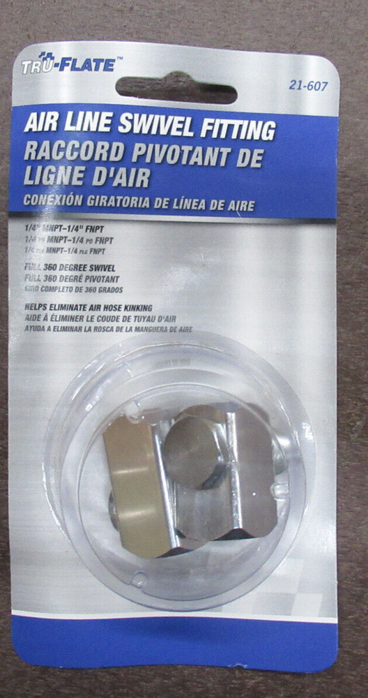TRU-FLARE 21-607 AIR LINE SWIVEL FITTING