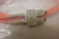 Unbranded – 2 Meter MultiMode Duplex Fiber Optic Cable – DX62.5SCSC-2M