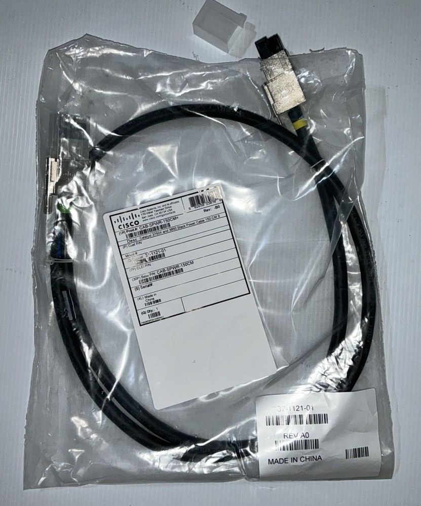 Cisco CAB-SPWR-150CM Stack Power Cable 150 CM Spare 37-1121-01- Btand New