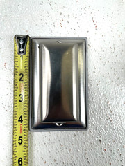CALBRITE STAINLESS S607VGCVRS Single Gang GFCI Receptacle Cover, Plate, & Gasket