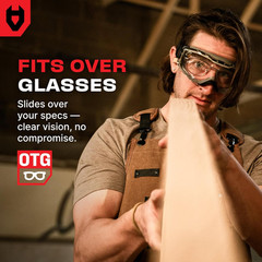 Nocry anti Fog Safety Goggles over Glasses for Men and Women — ANSI Z87.1 Premiu