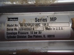 Parker 50 BCMPUS13MC 100.0 Pneumatic Cylinder Series MP 10 Bar Air