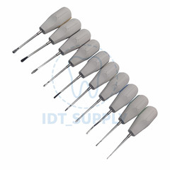 Dental Micro Surgical Extraction Elevator 10 Pcs Set German Steel Atraumatic