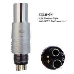 COXO Dental Handpiece Quick Coupling Coupler Swivel 4 Hole 6 Pin KaVo NSK Sirona