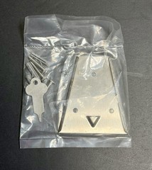 Asi Horizontal Surface Mounted Soap Dispenser Wall Plate With Key