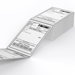 Direct Thermal Label-Shipping Label 4×6-NefLaca 500 Labels/1 stack, White