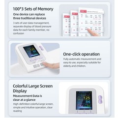 Full Automatic LCD Digital Upper Arm Blood Pressure Monitor with voice USA ship