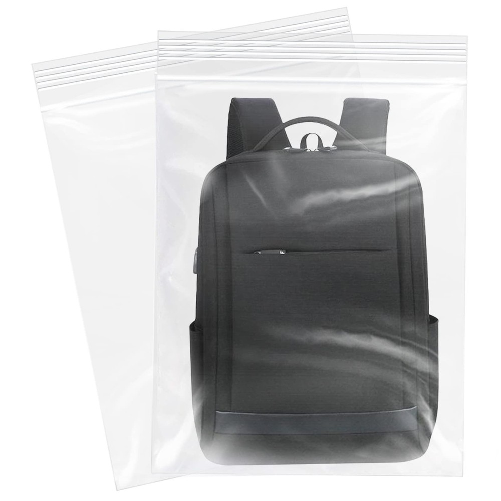 WEPOLY – 14″ x 20″ (1000 Count) Zip Plastic Poly Bags – Resealable Bags with …