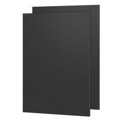 Black ABS Plastic Sheet 18x24x1/8″ – Rigid Thermoplastic for Crafts & DIY, 2-Pac