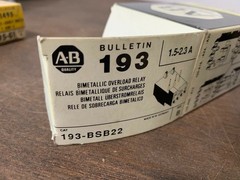 One (1) Allen Bradley 193-BSB22 Bimetallic Overload Relay 1.5-2.3A, NOS