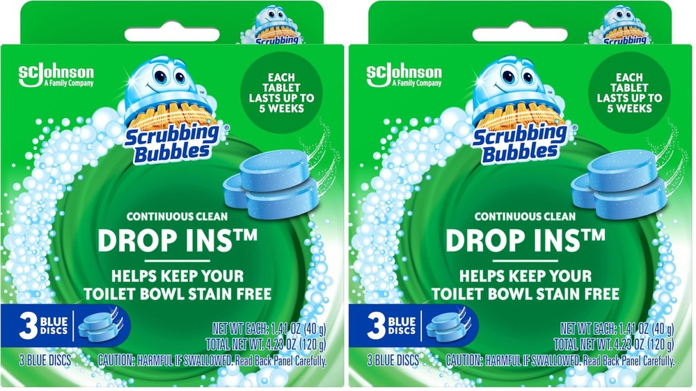 Scrubbing Bubbles Continuous Clean Toilet 3 Count (Pack of 2), No Color