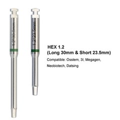 Dental Implant Screwdriver Hex Driver Latch Torque Wrench Adapter Astra Osstem