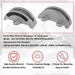 2PCS 14″ Bandsaw Trunnions Kit with Degree Scale For Most 14inch Wood Band Saws