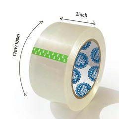 Clear Packing Tape 2″ x 110 Yards 1.8 MIL Heavy Duty High-Adhesion BOPP Shippi