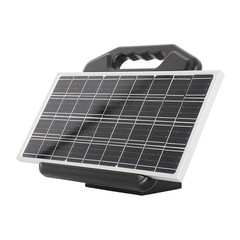 Portable 60 Miles Solar Electric Fence Charger for Livestock Horses Cattle Sheep
