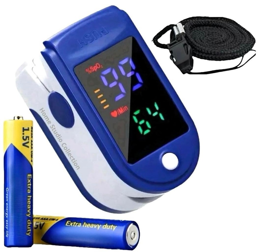Finger Tip Pulse Oximeter SpO2 Blood Oxygen Saturation Heart Rate Monitor