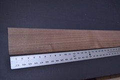 Walnut Raw Wood Veneer Sheet 4.5 x 61 inches 1/42nd thick 7628-22