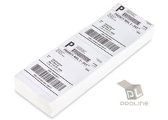 1000 4×6 Fanfold Direct Thermal Shipping Labels for Zebra, Rollo, MUNBYN Printer