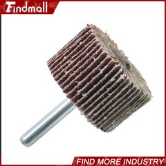 Findmall 5 Pack 1-1/2″x1″x1/4″ 60 Grit Aluminum Oxide Shank Mounted Flap Wheels