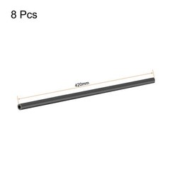 8pcs Carbon Fiber Round Tube 4mm x 2mm x 420mm for RC Airplane Quadcopter