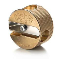 Mobius + Ruppert (M+R) Brass Artists Pencil Sharpener Germany 602-Double Round