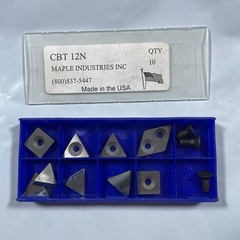 Maple Industries Inc Assorted carbide inserts and set screws 10 pieces MadeinUSA