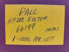 100 Pack Pall HT-200 0.2um 47mm Tuffryn Membrane Disc Filters 66199