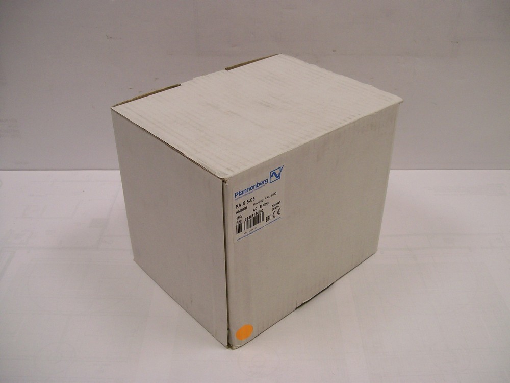 NEW NOS Pfannenberg PA X 5-05 PAX505 AMBER PATROL FlashIng Soundr Beacon 50310da
