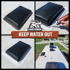 RV Lap Sealant, Self-Leveling Roof Sealer, White, 1 Pack | Flows Smoother Tha…