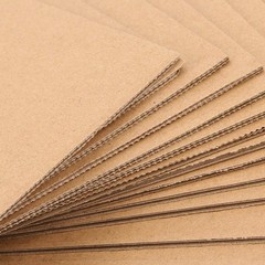 200 Pack Corrugated Cardboard Sheets for Packing & Crafts 5 x 7 In
