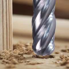 1/4″ 4 Flute 2-1/2″ Overall Length Ball Nose Solid Carbide End Mill AlTiN Coated