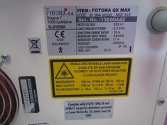 Fotona QX MAX Q-Switched Laser Tattoo Removal w/ 3 Handpiece & Key Nd:YAG 1064nm
