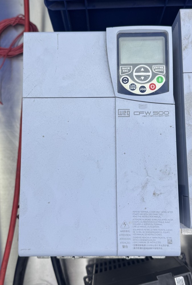 WEG CFW500 D31P0T4DB20G2 VFD 480V 3PH IP20, HVAC Drive, Tested, Working
