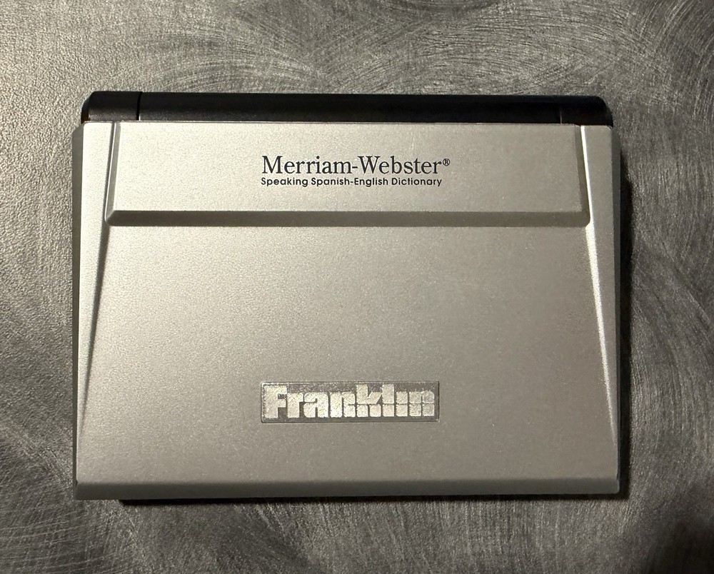 Franklin Merriam-Webster BES-2100N English/Spanish Dictionary w/ Voice *TESTED*