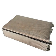 100 Plate Stainless Steel Heat Exchanger Brazed Plate Heat Exchanger