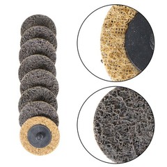 50 Pack 2 Inch Coarse Surface Conditioning Discs Roll Lock Die Grinder Pads New