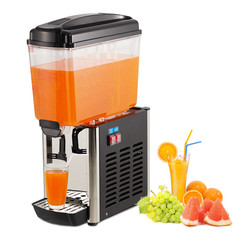 4.8 Gal Commercial Drink Dispenser,Slushy Machine Beverage Cooler for Restaurant