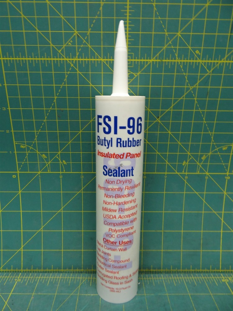 10.3 Fl Oz FSI-96 Non Drying Butyl Rubber Insulated Panel Sealant